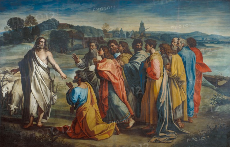 Christ's Charge to St Peter, (c1515), 1729-1731. Creator: Sir James Thornhill.