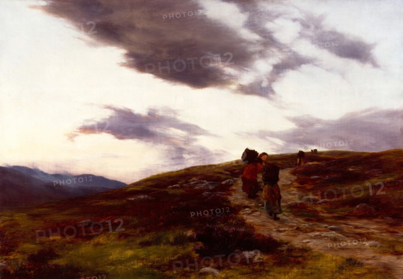 Homewards, 1882. Creator: Peter Graham.