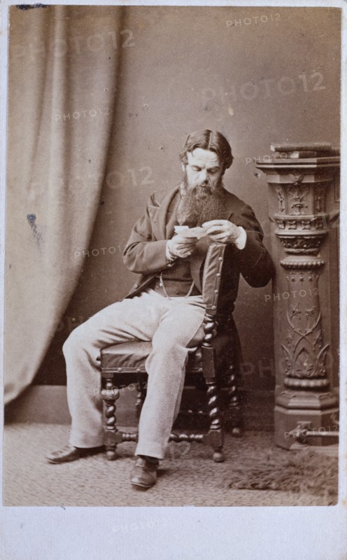 W. Holman Hunt, c1864. Creator: London Stereoscopic & Photographic Co.