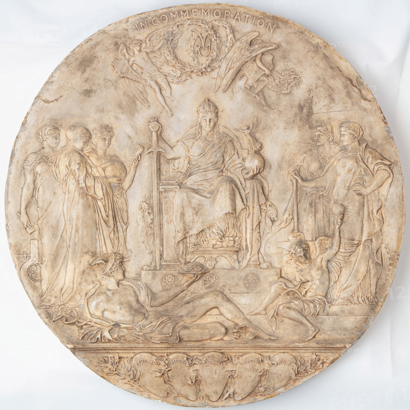 Model for Jubilee Medal, 1887. Creator: Frederic Leighton.