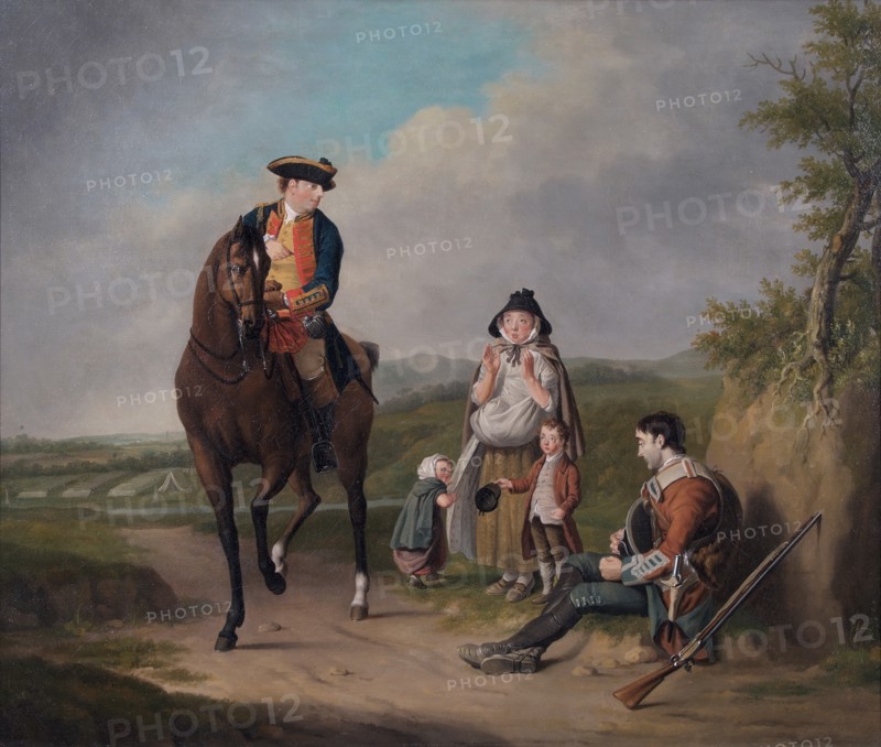 The Marquis of Granby relieving a sick Soldier, after 1765. Creator: Edward Penny.