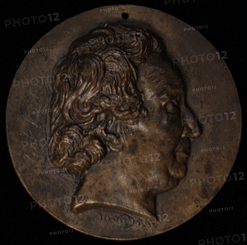 Portrait profile of Pierre-Augustin Hulin, 1832. Creator: Pierre-Jean David d'Angers.