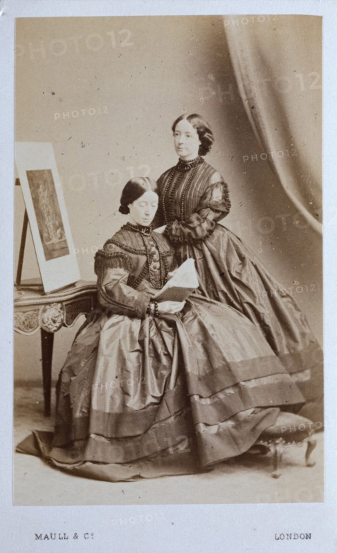 The Misses Mutrie, 1866 or after.  Creator: Maull & Co.