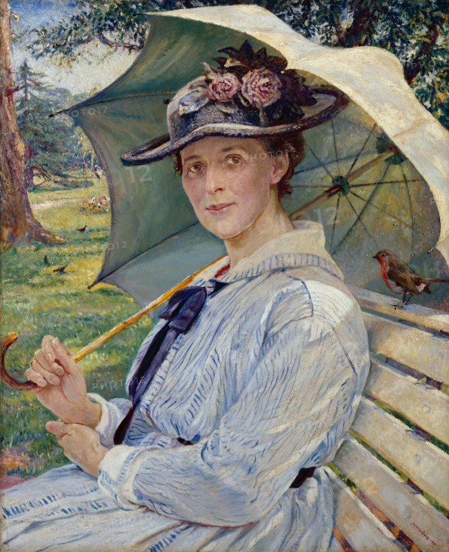 In the Park, 1916. Creator: Francis Dodd.