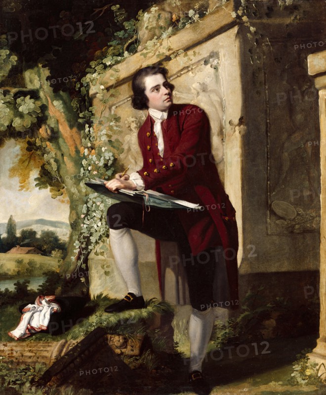 Portrait of a young artist, c1765. Creator: John Hamilton Mortimer.