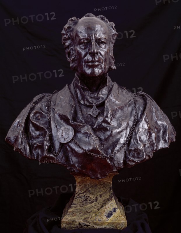 Bust of Sir John Everett Millais, Bt, P.R.A., 1896. Creator: Edward Onslow Ford.