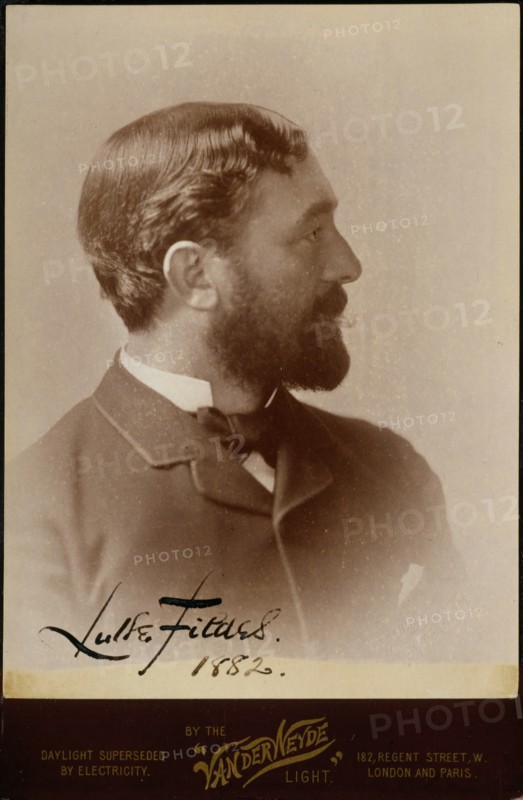 Luke Fildes, c1882. Creator: Van der Weyde Studios.