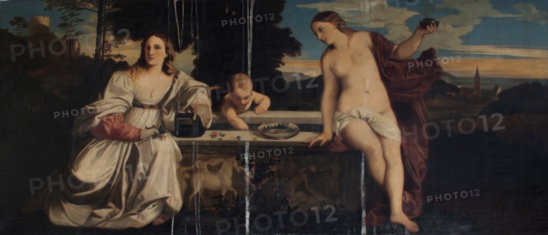 Sacred and Profane Love, (1514), c1812. Creator: Andrew Geddes.