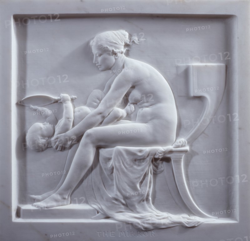 The Mirror, 1890. Creator: Hamo Thornycroft.