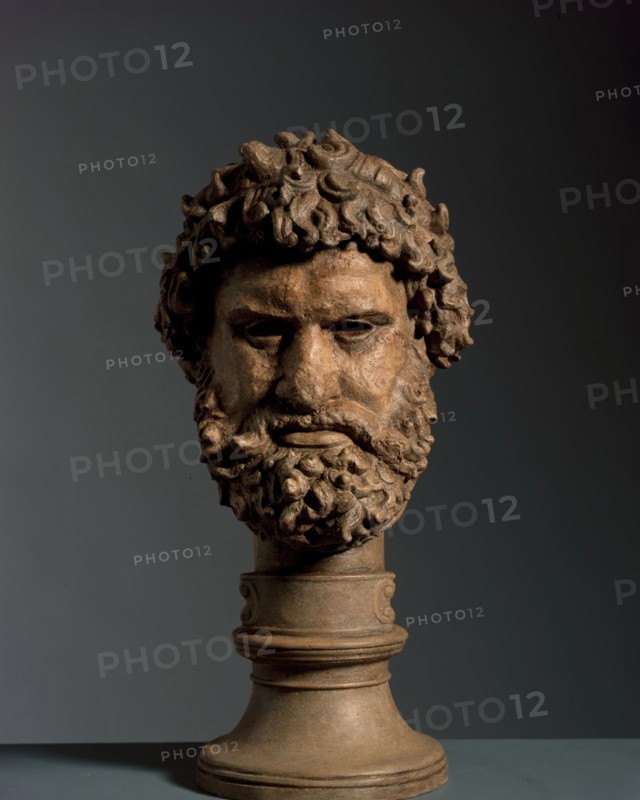 Cast of a Head of a Pugilist, c335-330 BC, (late 18th century?). Creator: Unknown.