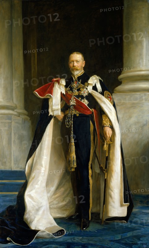Portrait of King George V, 1928. Creator: Arthur Stockdale Cope.