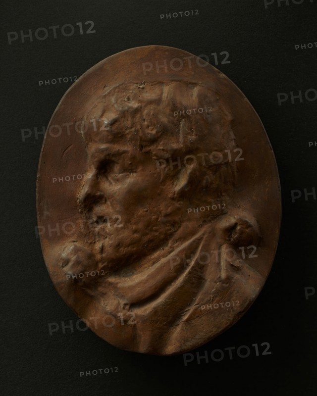 Cast of head of bearded rower. Creator: Unknown.
