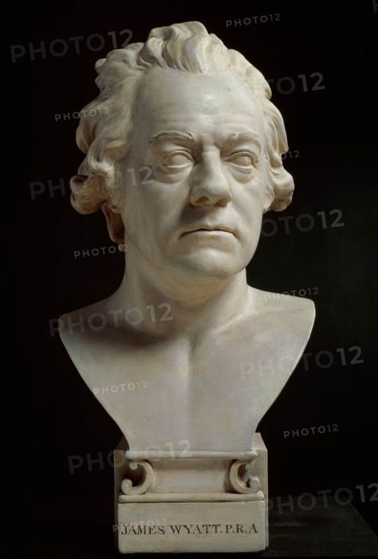 Bust of James Wyatt P.R.A, after 1797. Creator: John Charles Felix Rossi.