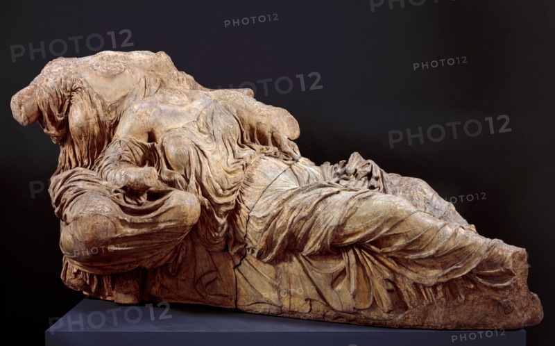 Cast of Aphrodite and Dione...from east pediment of Parthenon,  c438-433 BC, (c1820s).. Creator: Unknown.