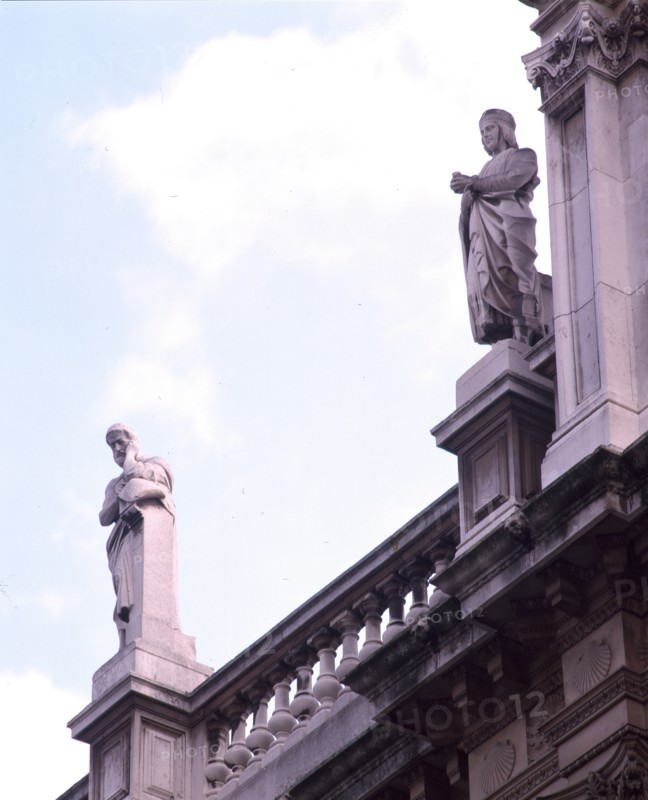 Archimedes and Justinian, c1870.  Creator: Dennis Gilbert.