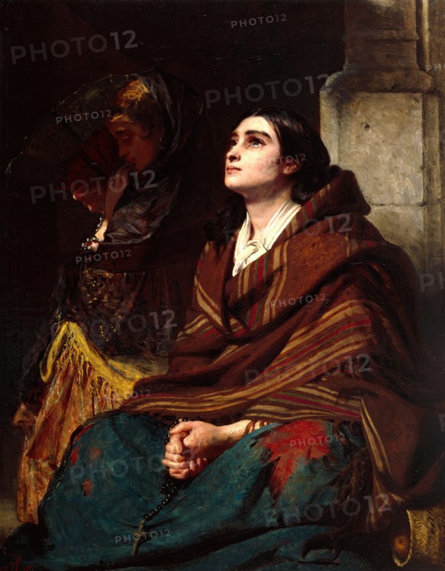 Prayer, 1859. Creator: John Phillip.