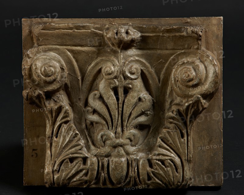 Architectural cast: Corinthian pilaster capital. Creator: Unknown.