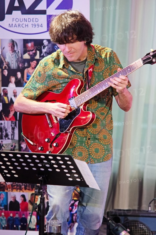 Rob Luft, Arild Anderson Trio, Watermill Jazz Club, Dorking, Surrey, June 2026. Creator: Brian O'Connor.