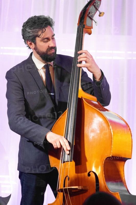 Alex Gilson, Adrian Cox Trio, Watermill Jazz Club, Dorking, Surrey, Feb 2026. Creator: Brian O'Connor.