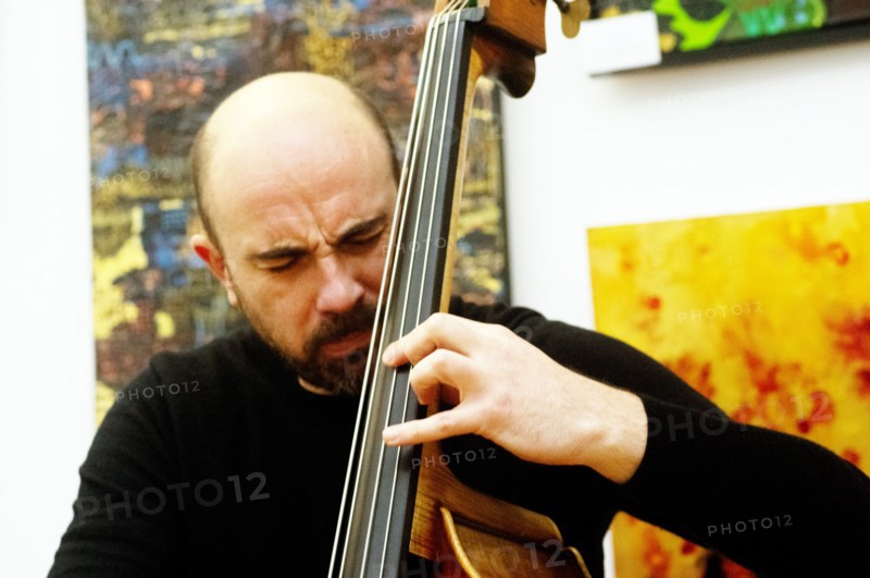 Mirko Scarcia, Martin Shaw Quintet, Clocktower Cafe Jazz Club, Croydon, Dec 2025. Creator: Brian O'Connor.