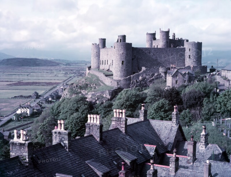 Harlech Castle, Wales, c1955.  Creator: Arthur Charles Kirby Ware.
