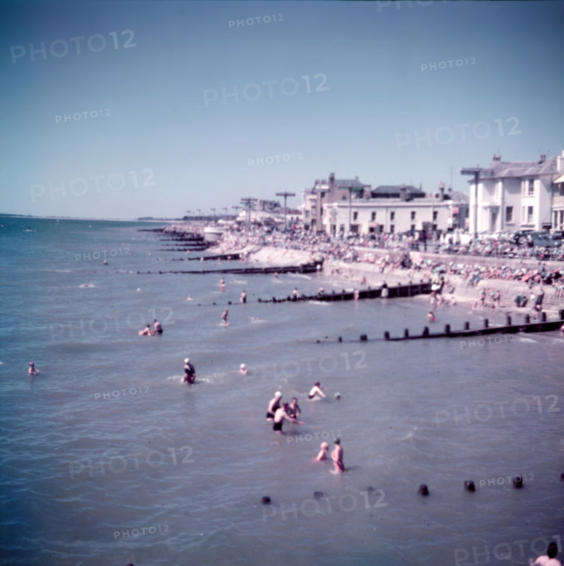The beach at Bognor, Sussex, c1955. Creator: Arthur Charles Kirby Ware.
