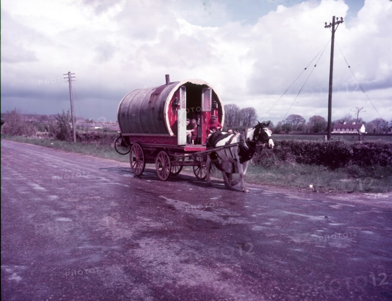 Gypsy caravan, Ireland, c1955. Creator: Arthur Charles Kirby Ware.
