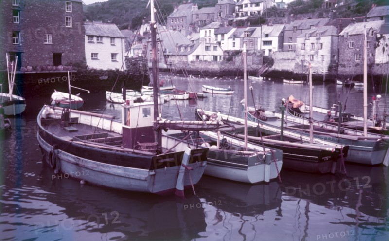Polperro Harbour, Cornwall, c1955. Creator: Arthur Charles Kirby Ware.
