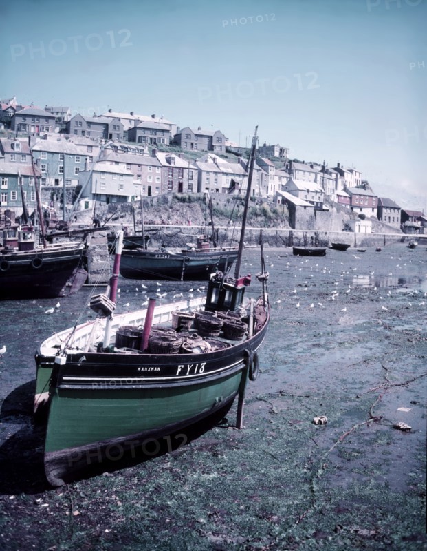 Mevagissey harbour, Cornwall, c1955. Creator: Arthur Charles Kirby Ware.