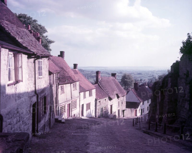 Gold Hill, Shaftesbury, Dorset, c1955.  Creator: Arthur Charles Kirby Ware.