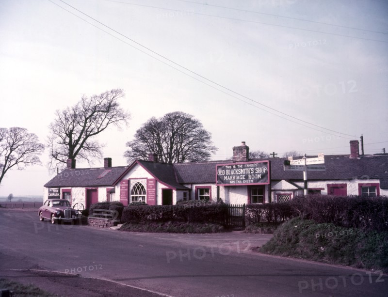 The Old Blacksmith's Shop Marriage Room, Gretna, Dumfries and Galloway, Scotland, 1960s.  Creator: Arthur Charles Kirby Ware.