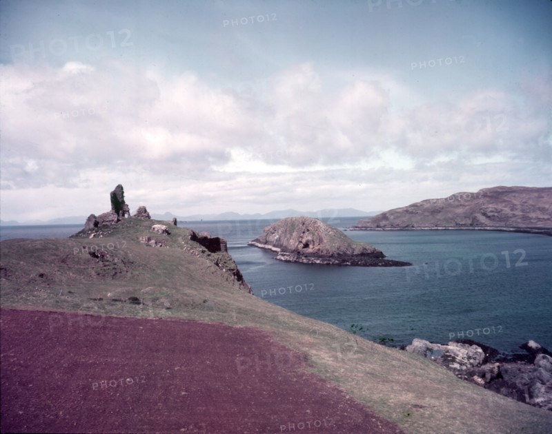 Duntulm Castle and Tulm Island, Isle of Skye, Scotland, c1955. Creator: Arthur Charles Kirby Ware.