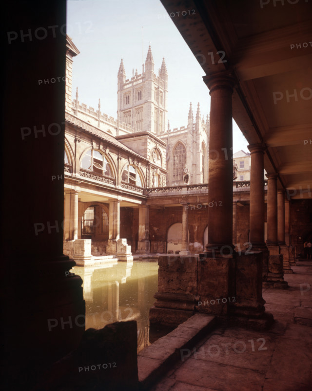 Roman Baths, Bath, Somerset, c1955. Creator: Arthur Charles Kirby Ware.