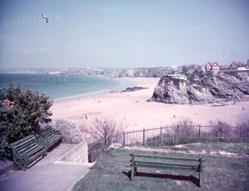 Towan Sands, Newquay, Cornwall, c1955. Creator: Arthur Charles Kirby Ware.