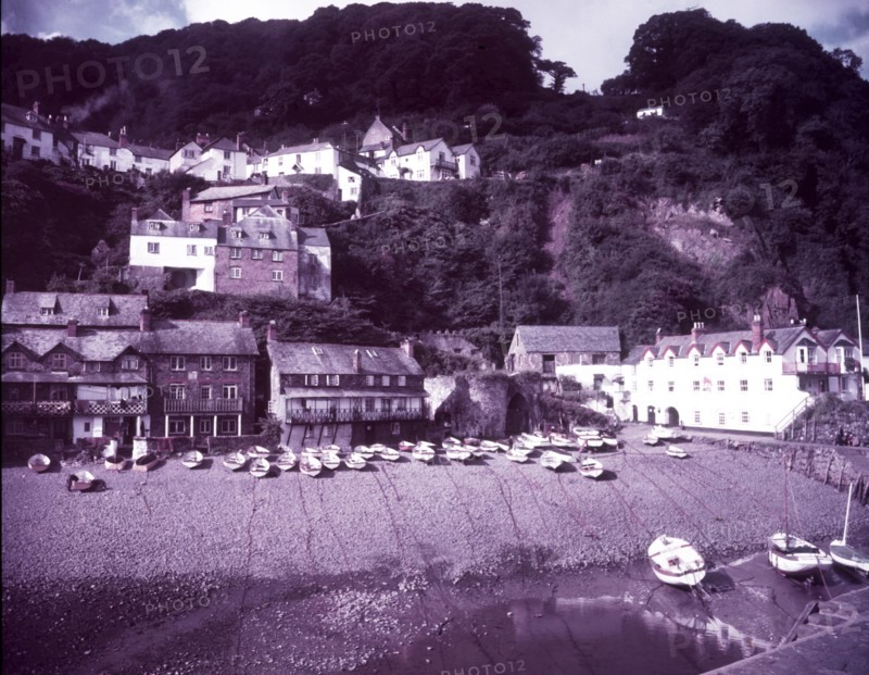Clovelly Harbour, Devon, c1955. Creator: Arthur Charles Kirby Ware.