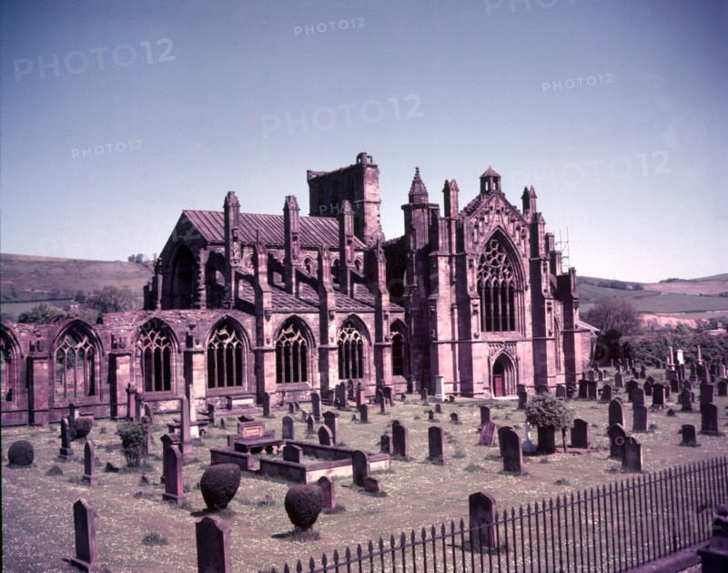 Melrose Abbey, Scotland, c1955. Creator: Arthur Charles Kirby Ware.
