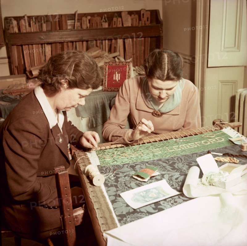 The Church Workroom, Royal School of Needlework, c1955. Creator: Arthur Charles Kirby Ware.