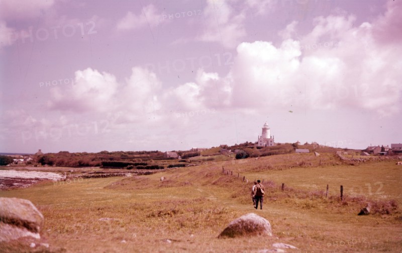 Disused lighthouse, St Agnes, Isles of Scilly, c1955. Creator: Arthur Charles Kirby Ware.