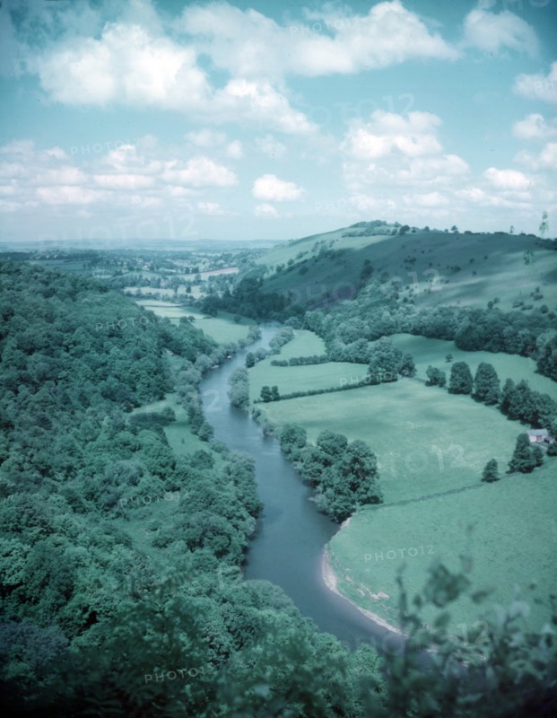 River Wye from Symonds Yat Rock, near Chepstow, Wye Valley, c1955. Creator: Arthur Charles Kirby Ware.