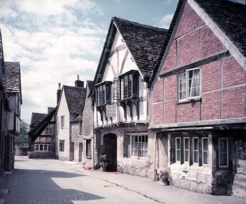 Sign of the Angel guest house, Lacock, Wiltshire, c1955.  Creator: Arthur Charles Kirby Ware.