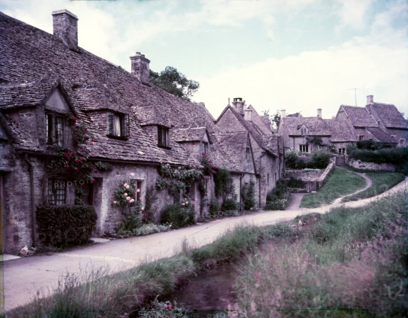 Arlington Row, Bibury, Gloucestershire, c1955. Creator: Arthur Charles Kirby Ware.