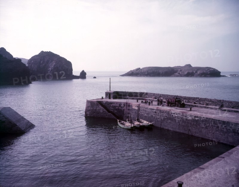 Mullion Cove Harbour, Cornwall, c1955. Creator: Arthur Charles Kirby Ware.