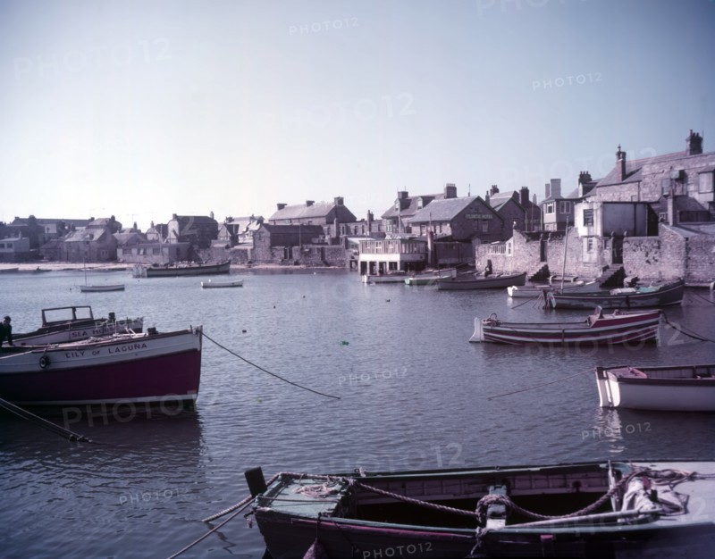 The Pool and Hugh Town from Garrison Hill, St Mary's, Isles of Scilly, c1955. Creator: Arthur Charles Kirby Ware.