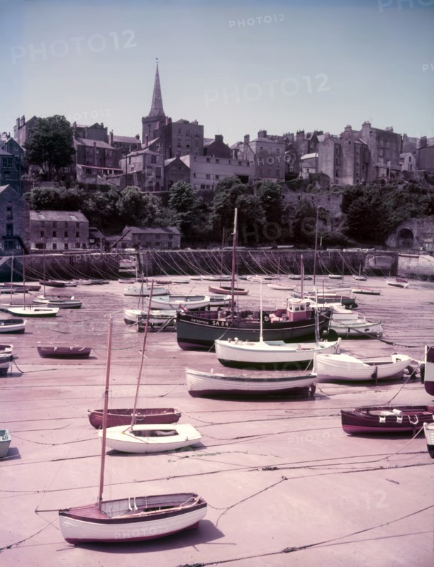 Tenby Harbour, Pembrokeshire, c1955. Creator: Arthur Charles Kirby Ware.