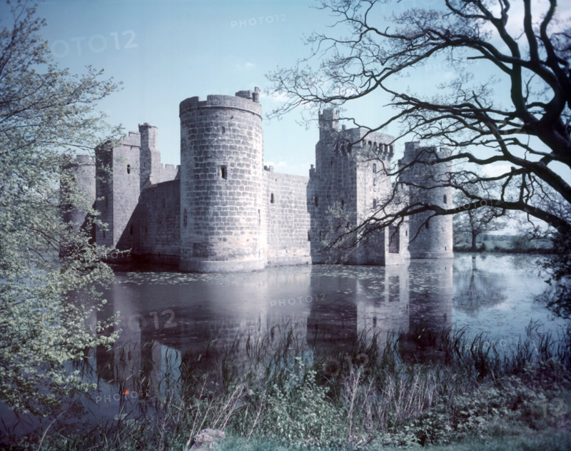 Bodiam Castle, Sussex, c1955. Creator: Arthur Charles Kirby Ware.