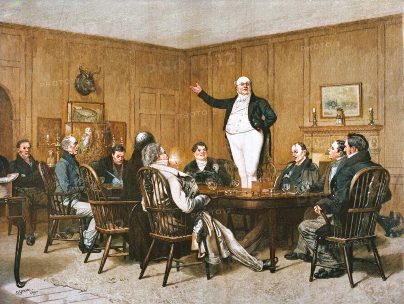 ''"The Pickwick Club" after Charles Green, R.I.', 1890. Creator: Charles Green.