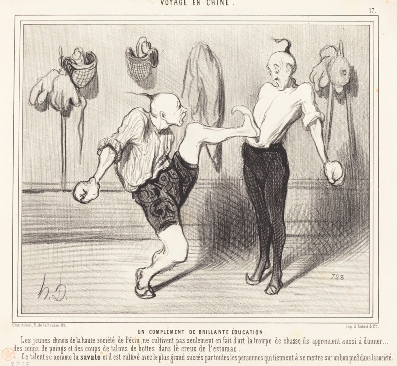 Un complément de brillante éducation, 1844/1845. Creator: Honore Daumier.