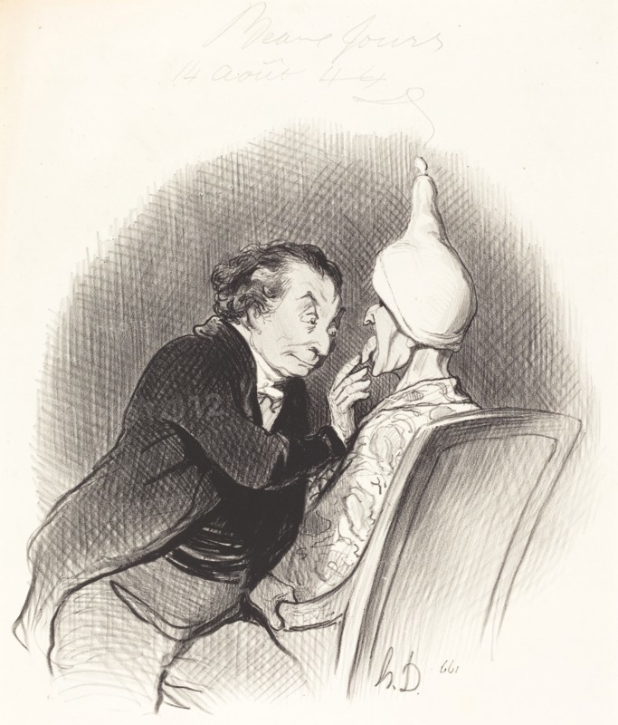 Une heureuse trouvaille, 1844. Creator: Honore Daumier.
