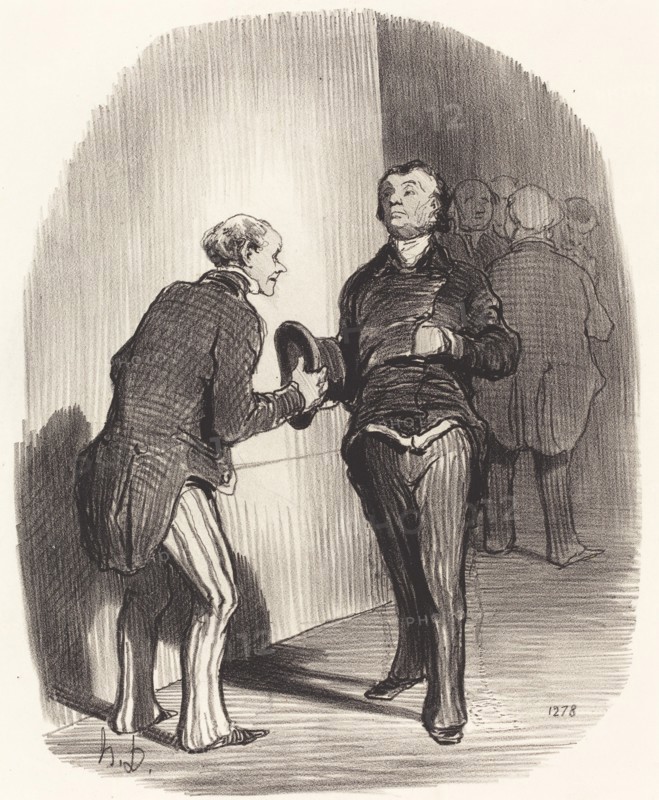 Vue d'une antichambre ministérielle, sous n'importe quel gouvernement, 1849. Creator: Honore Daumier.