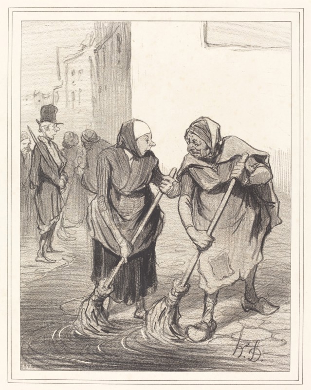 Dites donc, mame Giboulard..., 1843. Creator: Honore Daumier.